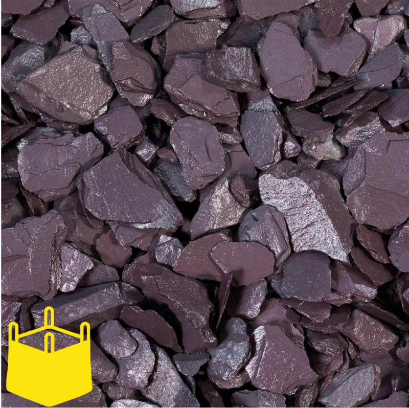 40mm Plum Slate Bulk Bag