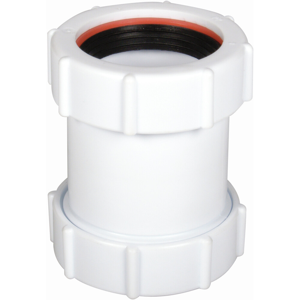 Hunter WP114 Compression Waste Straight Coupling 32mm White