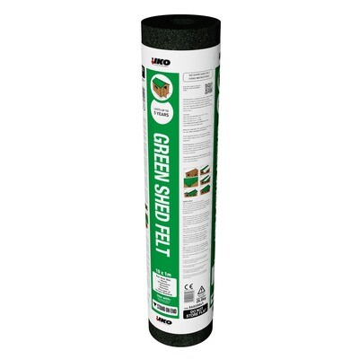 IKO Shed Felt Green 10m x 1m