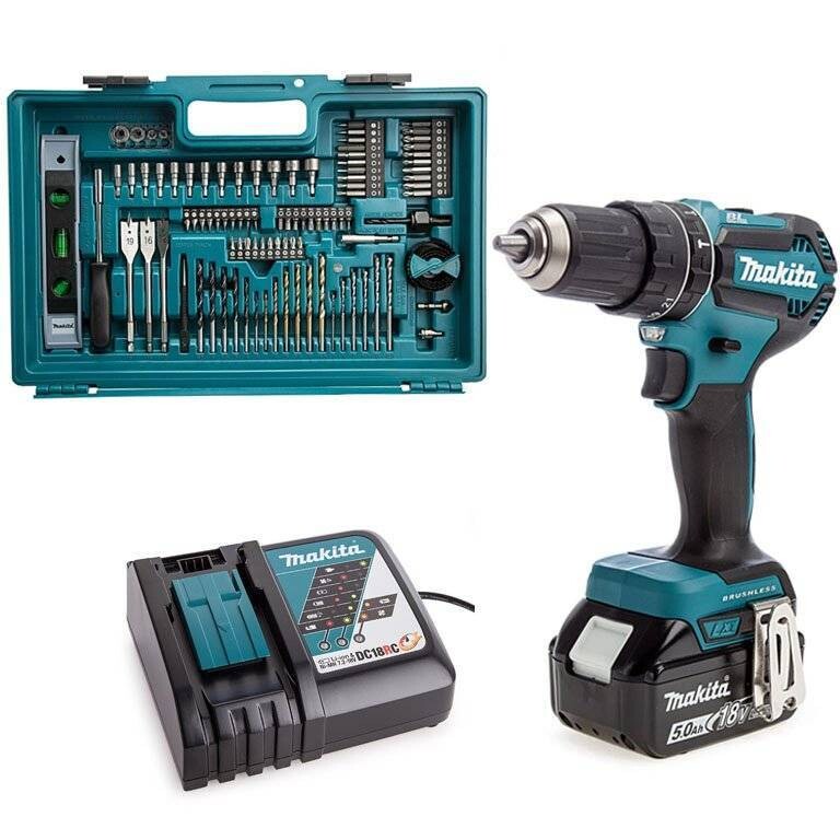 Makita DHP485STX5 18V LXT Combi Drill 