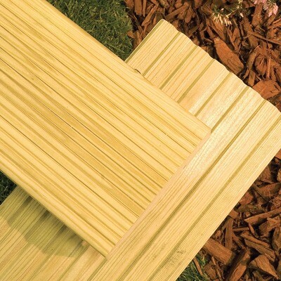 Tanalised Softwood Dual-Sided Decking