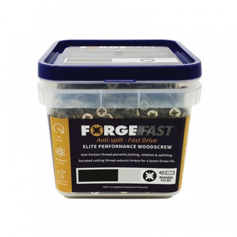 Forgefix Forgefast Pozi Elite Performance Wood Screw Tub