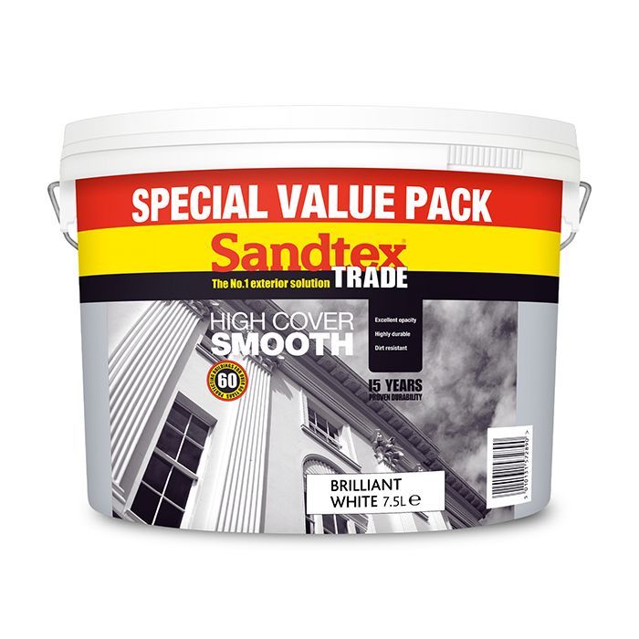 Sandtex High Cover Smooth Masonry Paint 7.5Lt