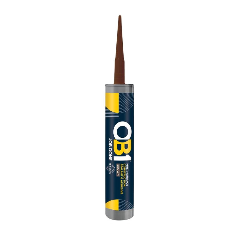 OB1 Multi-Surface Sealant &amp; Adhesive Brown 290ml