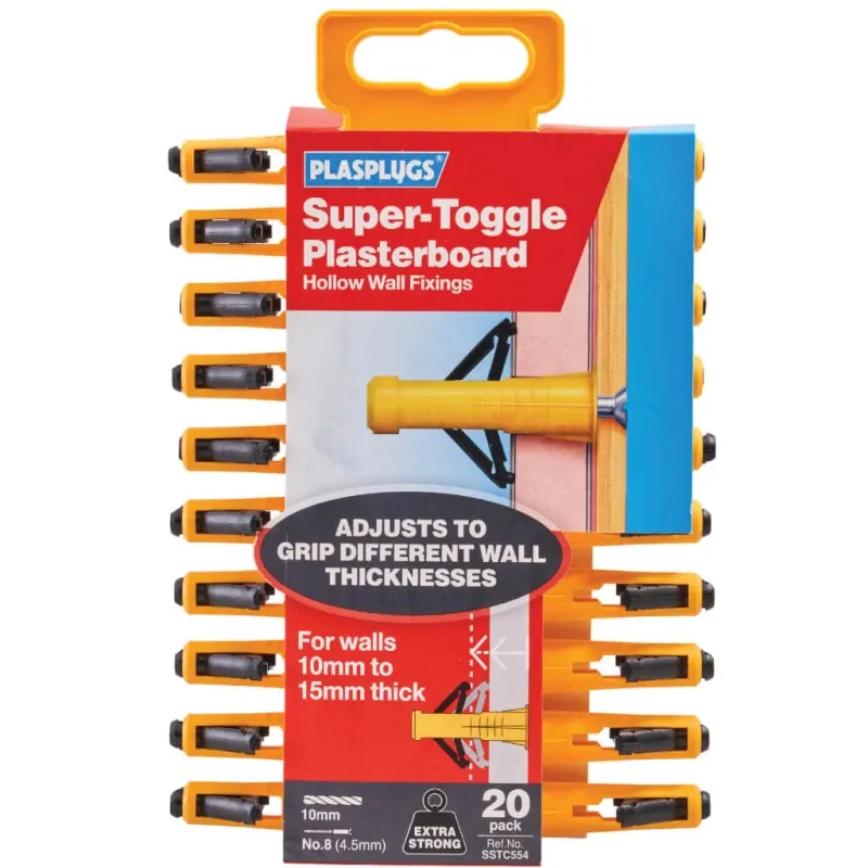 Plasplugs Super Toggle Cavity Anchors (20)