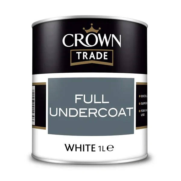 Crown Trade Full Undercoat -  White