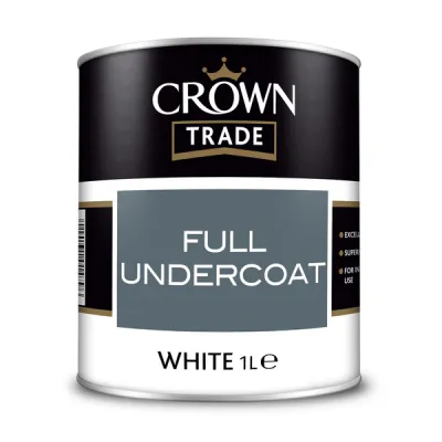 Crown Trade Full Undercoat -  White