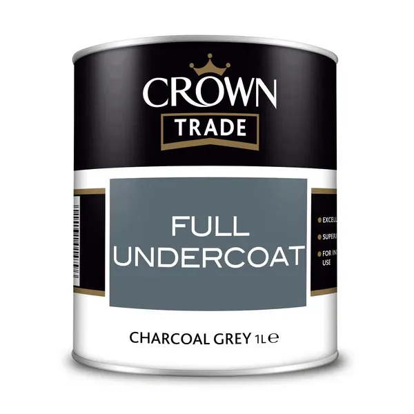 Crown Trade Full Undercoat -  Charcoal Grey