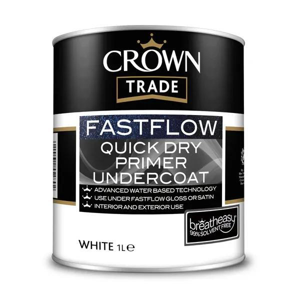 Crown Trade Fastflow Quick Dry Primer/Undercoat -White