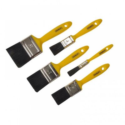 Stanley Hobby Paint Brush Set of 5 12 25 37 50 &amp; 62mm