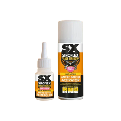 SX Mitre Bond Kit 50g &amp; 200ml Activator