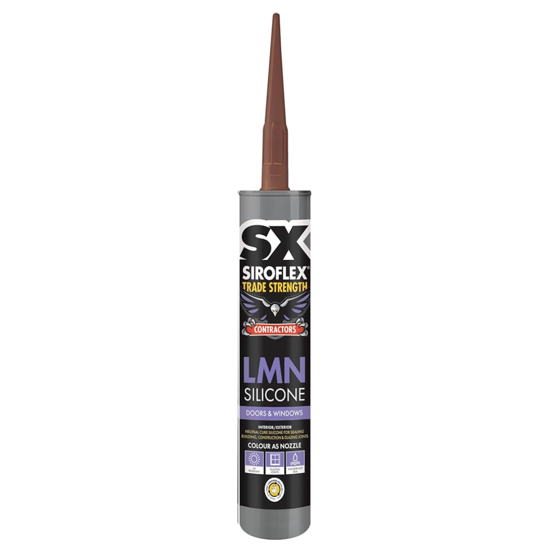 SX Contractors LMN Silicone Brown 300ml