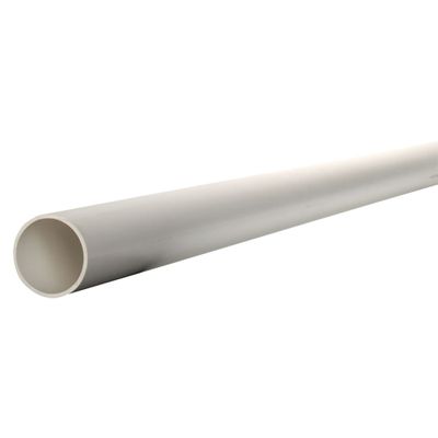 40mm Solvent Weld Waste 3m Pipe White