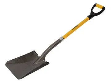 Roughneck Square Shovel 36&quot; D Handle 42&quot;