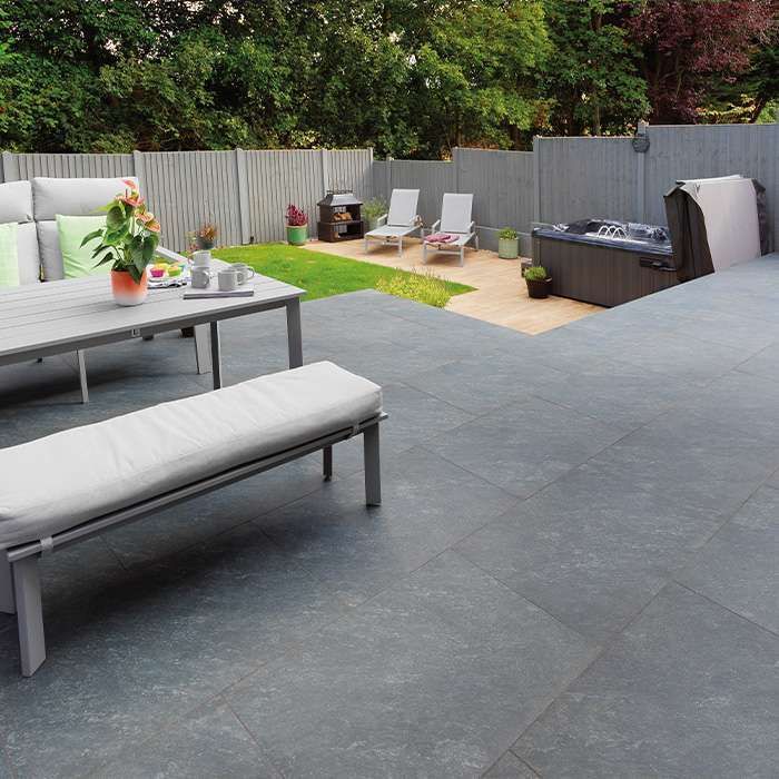 Pavestone Classic Anthracite Porcelain Paving Tiles