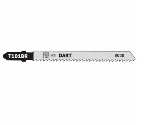 DART T101BR Wood Cutting Jigsaw Blade - Pk 5