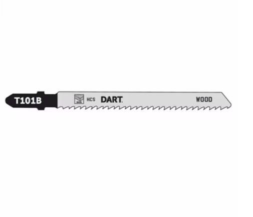 DART T101B Wood Cutting Jigsaw Blade - Pk 5