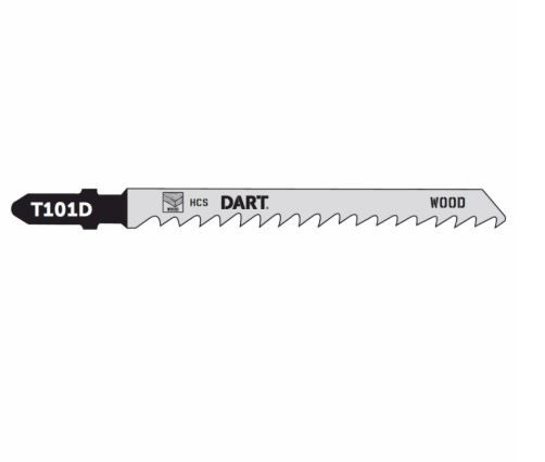 DART T101D Wood Cutting Jigsaw Blade - Pk 5