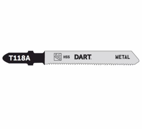 DART T118A Metal Cutting Jigsaw Blade - Pk 5