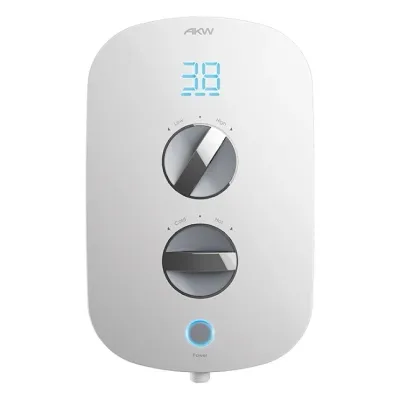 AKW iTherm White 8.5kW Thermostatic Electric Shower - 29024
