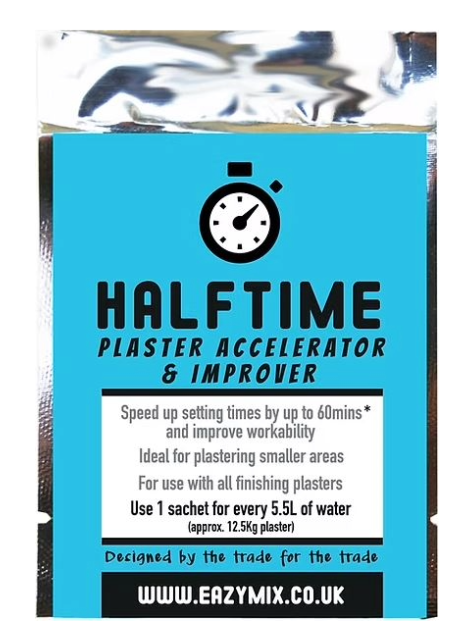 Half Time Plaster Accelerator Sachet
