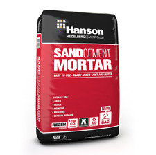 Hanson General Purpose Mortar 20kg Poly Bag (Sand &amp; Cement Mix)