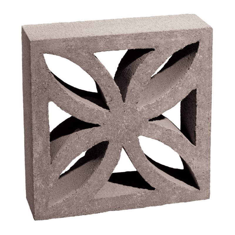 Screen Block Palma Natural Grey 295 x 295 x 95mm