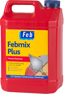Febmix Plus Mortar Plasticiser 5 Litre