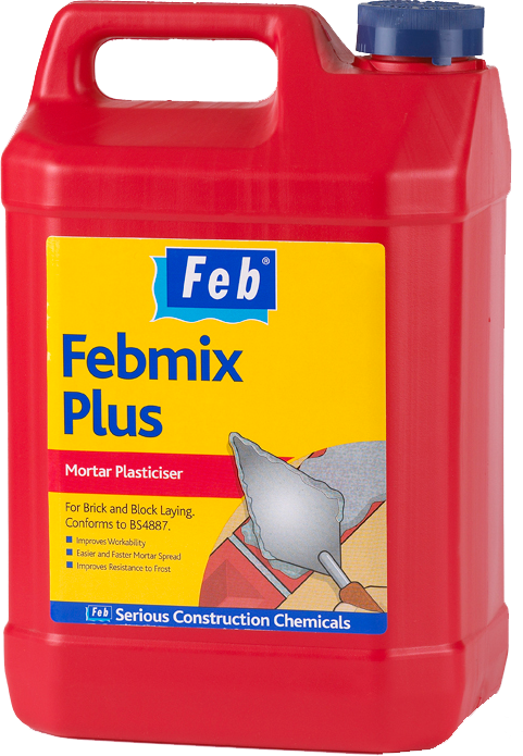 Febmix Plus Mortar Plasticiser 5 Litre