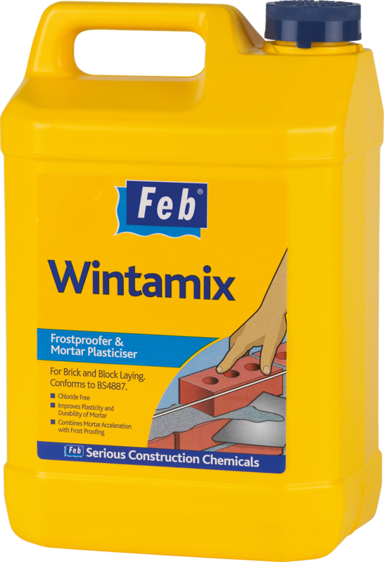 Feb Wintamix Frostproofer &amp; Plasticiser Chloride Free 5 Lt