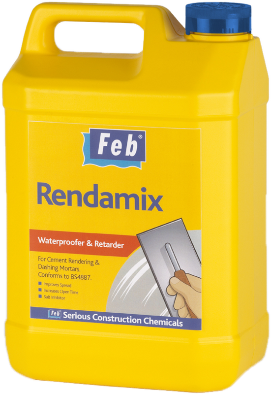 Feb Rendamix Waterproofer &amp; Retarder 5 Litre