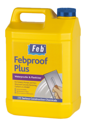 Febproof Plus Waterproofer &amp; Plasticiser 5 Litre