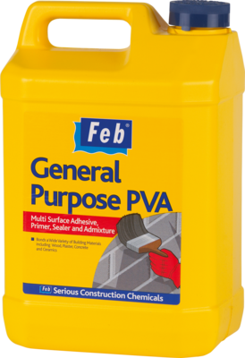 Feb General Purpose Pva Adhesive 5 Litre