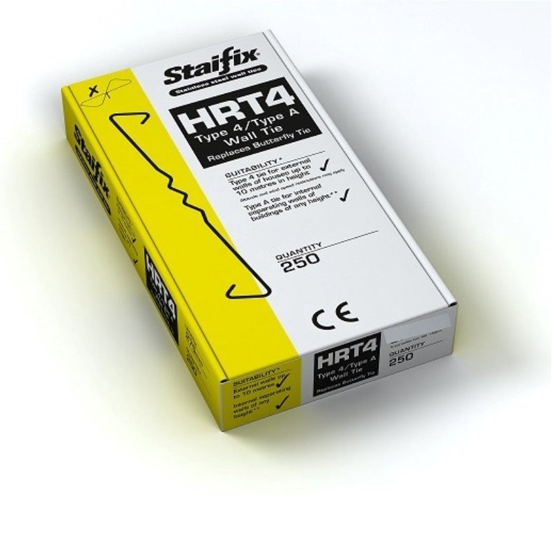 Type 4 Stainless Steel Housing Wall Tie 250mm (BOX 250)