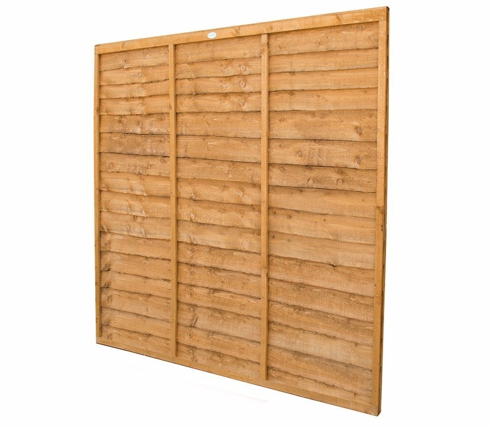 Overlap Fence Panel 1.8m x 1.8m (6'x6')