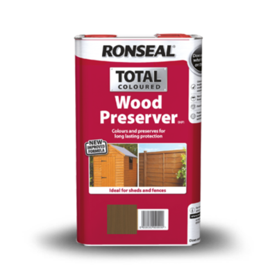 Ronseal Total Wood Preserver Dark Brown