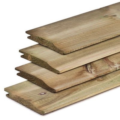 19mm x 150mm Shiplap Treated Timber (Profile Pattern E) @4.8m