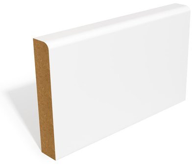 MDF Moulding Pencil Round White Primed M/R 18mm x 69mm x 5.4m