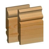 25mm x 175mm  Dual Skirting Softwood Torus-Ogee