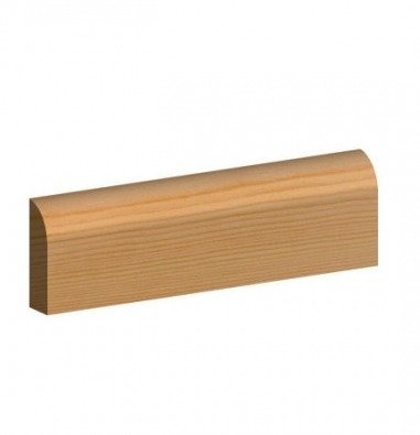 19mm x 75mm Bullnosed Architrave Softwood @4.5M