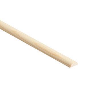 TM591 Pefc Half Round 21 x 8mm 2.4 Mtr Pine Moulding