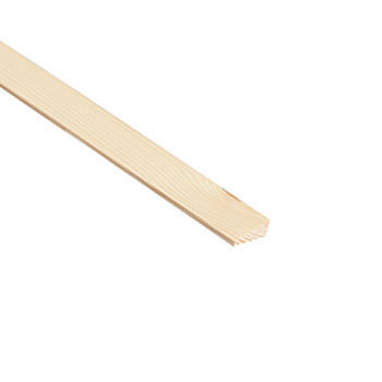 TM902 Pefc Wedge Glass Bead 21 x 9mm 2.4 Mtr Pine Moulding
