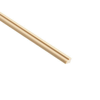 TM570 Pefc Glass Bead 9 x 9mm 2.4 Mtr Pine Moulding