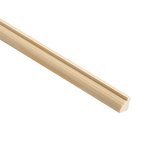 TM495 Pefc Ovolo Glass Bead 12 x 15mm 2.4 Mtr Pine Moulding