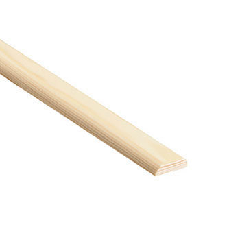 TM595 Pefc D Mould 18 x 6mm 2.4 Mtr Pine Moulding