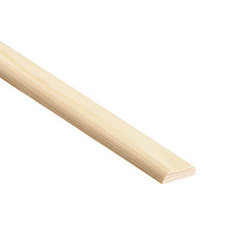 TM596 Pefc D Mould 25 x 6mm 2.4 Mtr Pine Moulding