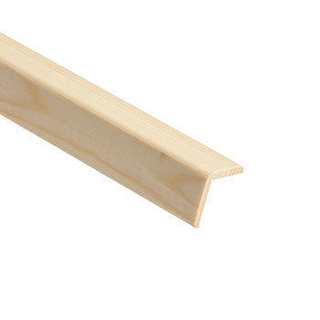 TM501 Pefc Cushion Corner 18 x 18mm 2.4 Mtr Pine Moulding