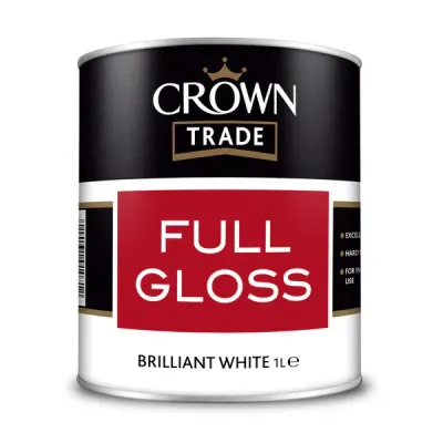 Crown Trade Full Gloss - Brilliant White 2.5L