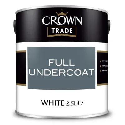 Crown Trade Full Undercoat -  White 2.5L