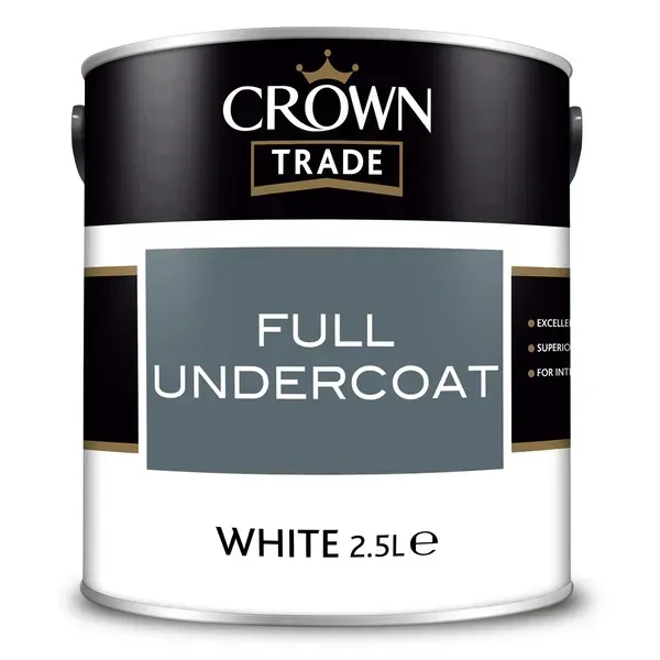 Crown Trade Full Undercoat -  White 2.5L